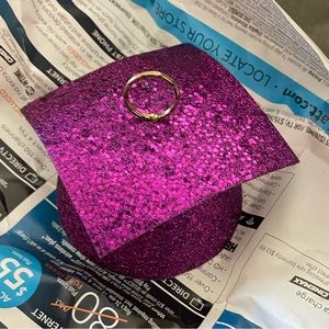 Purple Graduation Hat Weight
